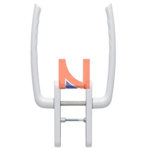 TOKYO MANIGLIONE DOPPIO ALZANTE SCORREVOLE, FORO YALE, BIANCO TRAFFICO F9016